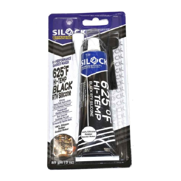 Silock Hi-Temp 625ºF HI-TEMP Black RTV Silicone 85g